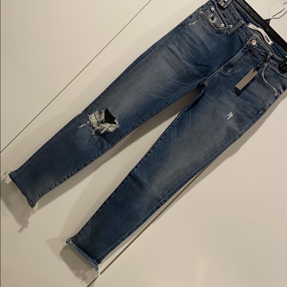 NWT Lovers + Friends Ricky distressed jeans sz 27